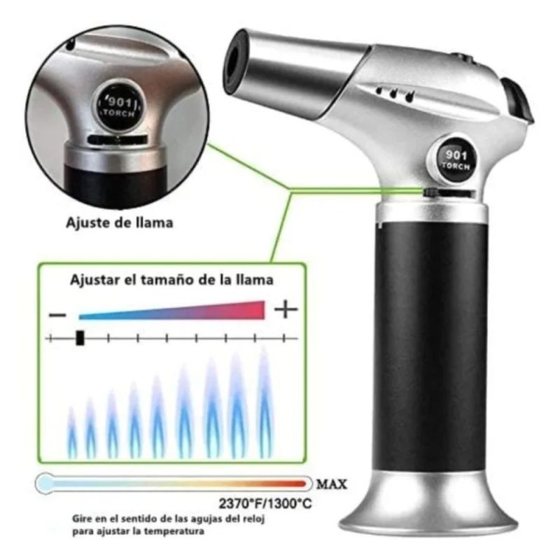 Comprar Soplete Flameador Encendedor Gf901 en Electroshopy - Ángulo 2